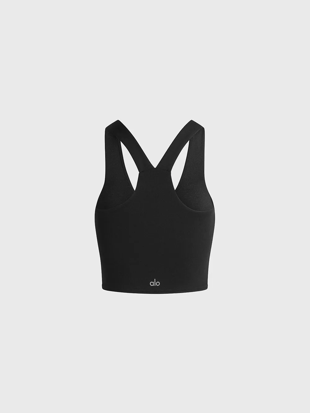 ALO BLACK AIRBRUSH REAL BRA TANK