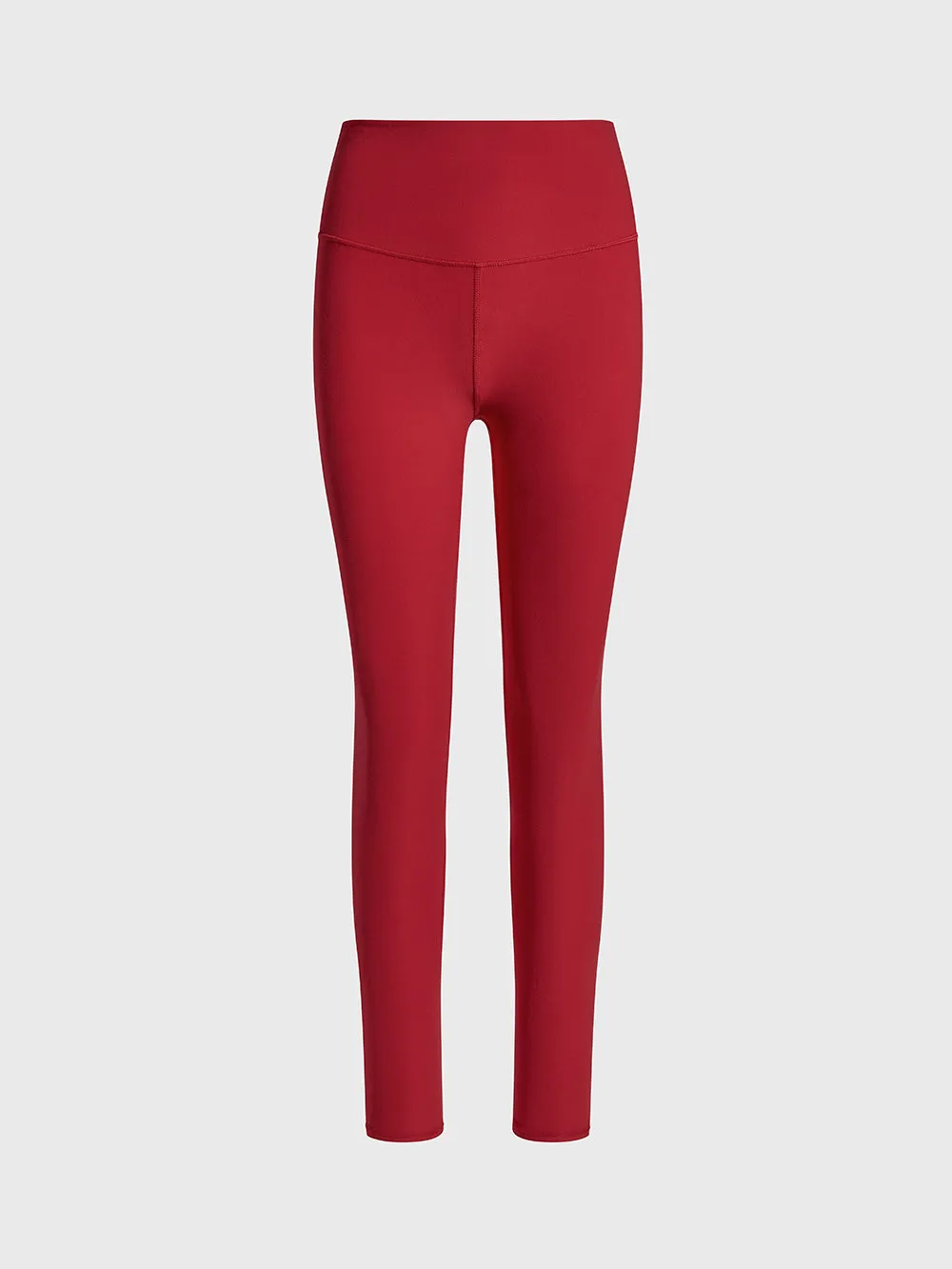 ALO BOLD RED ALOSOFT HIGH-WAIST 7/8 LEGGING
