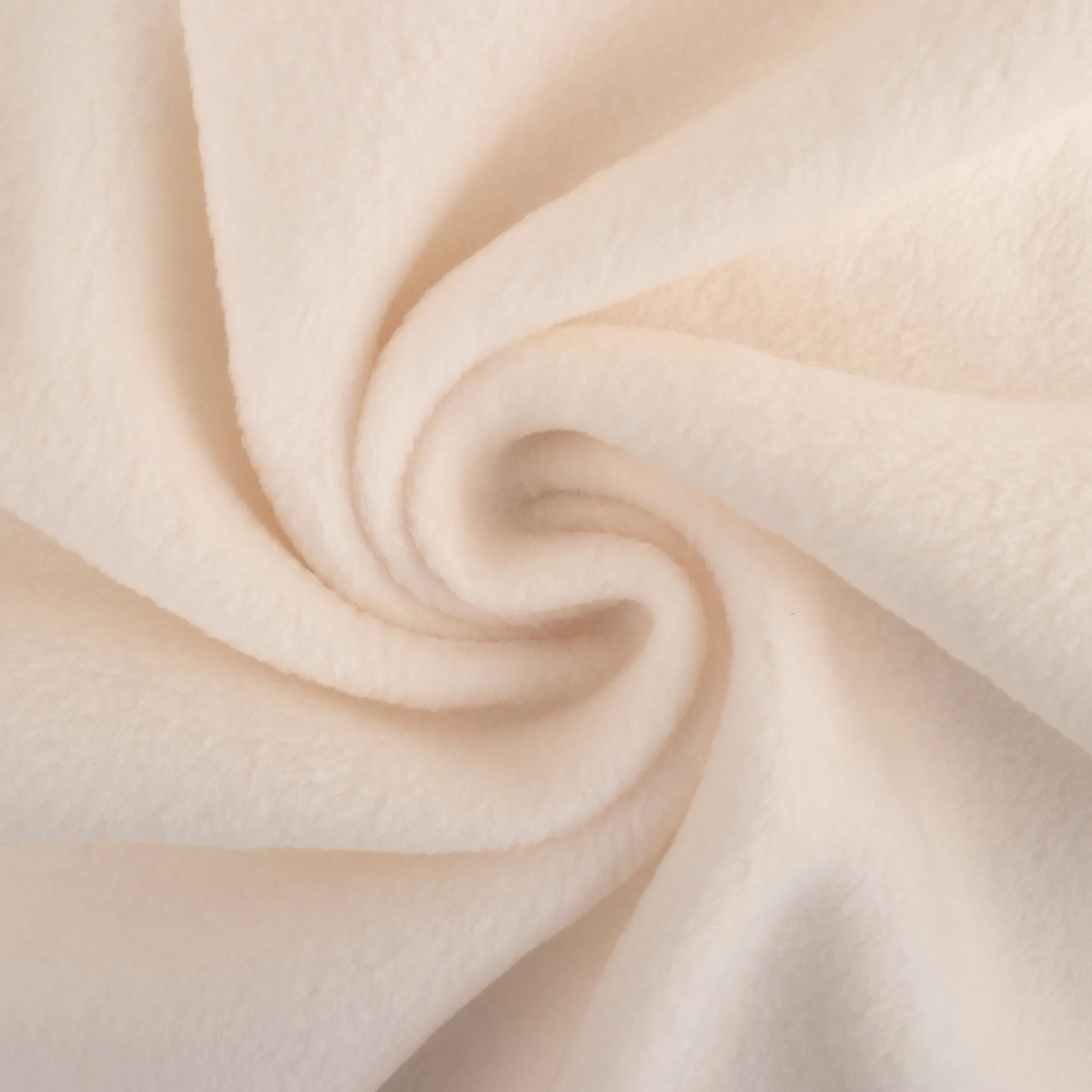 Anti-pill Fleece Solid - ICY - Off White