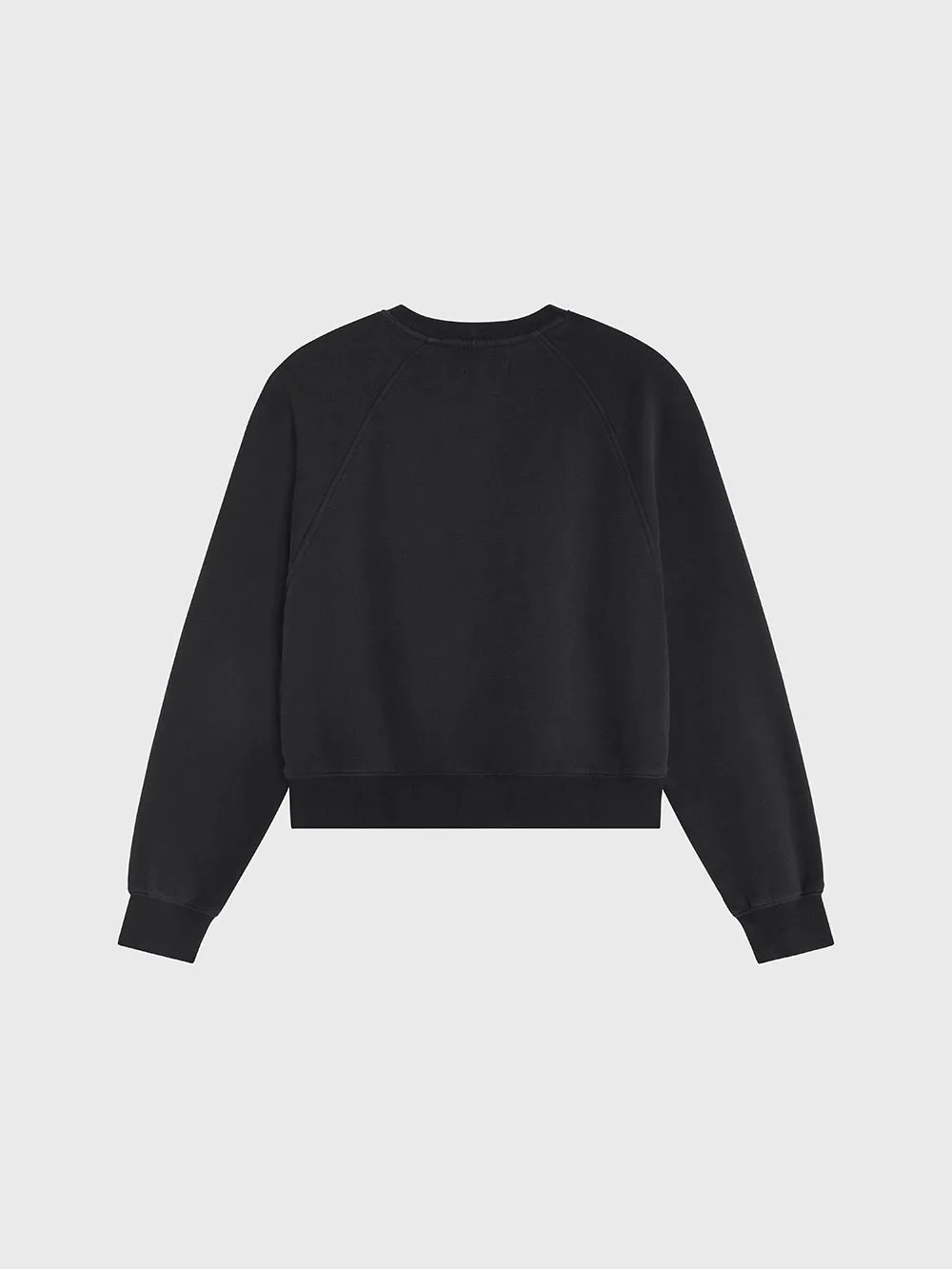 BARRY'S BLACK CROPPED SWEATSHIRT