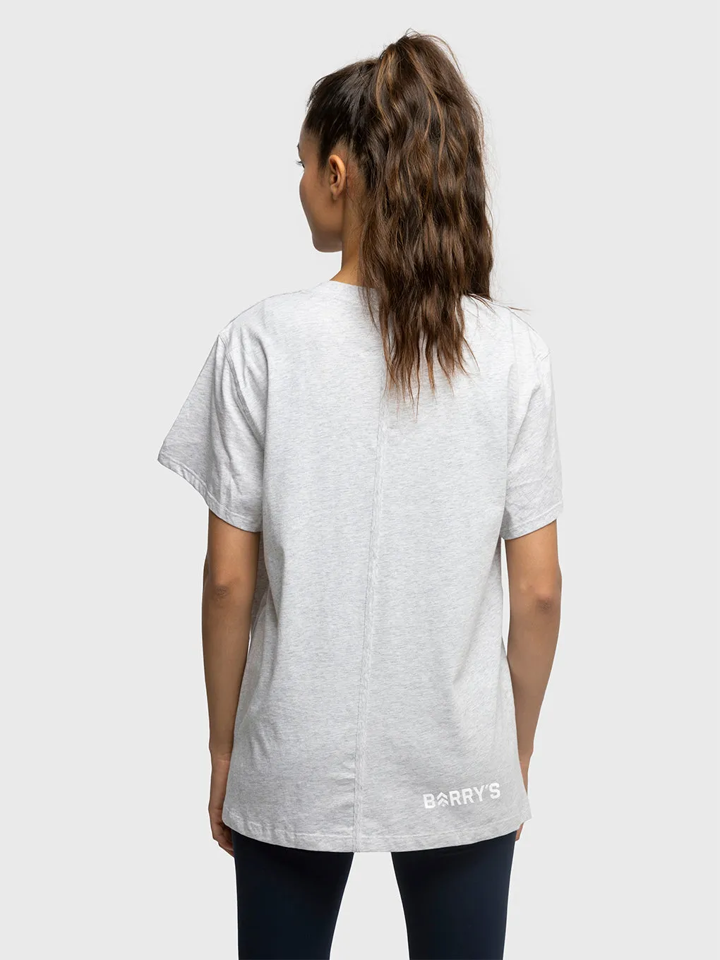 BARRY'S WEQUASSETT LULULEMON LIGHT GREY ALL YOURS TEE