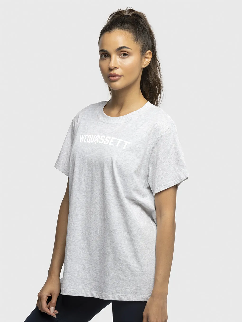 BARRY'S WEQUASSETT LULULEMON LIGHT GREY ALL YOURS TEE