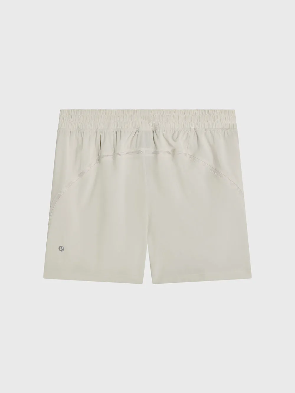 LULULEMON BONE PACE BREAKER LINERLESS SHORT 5"