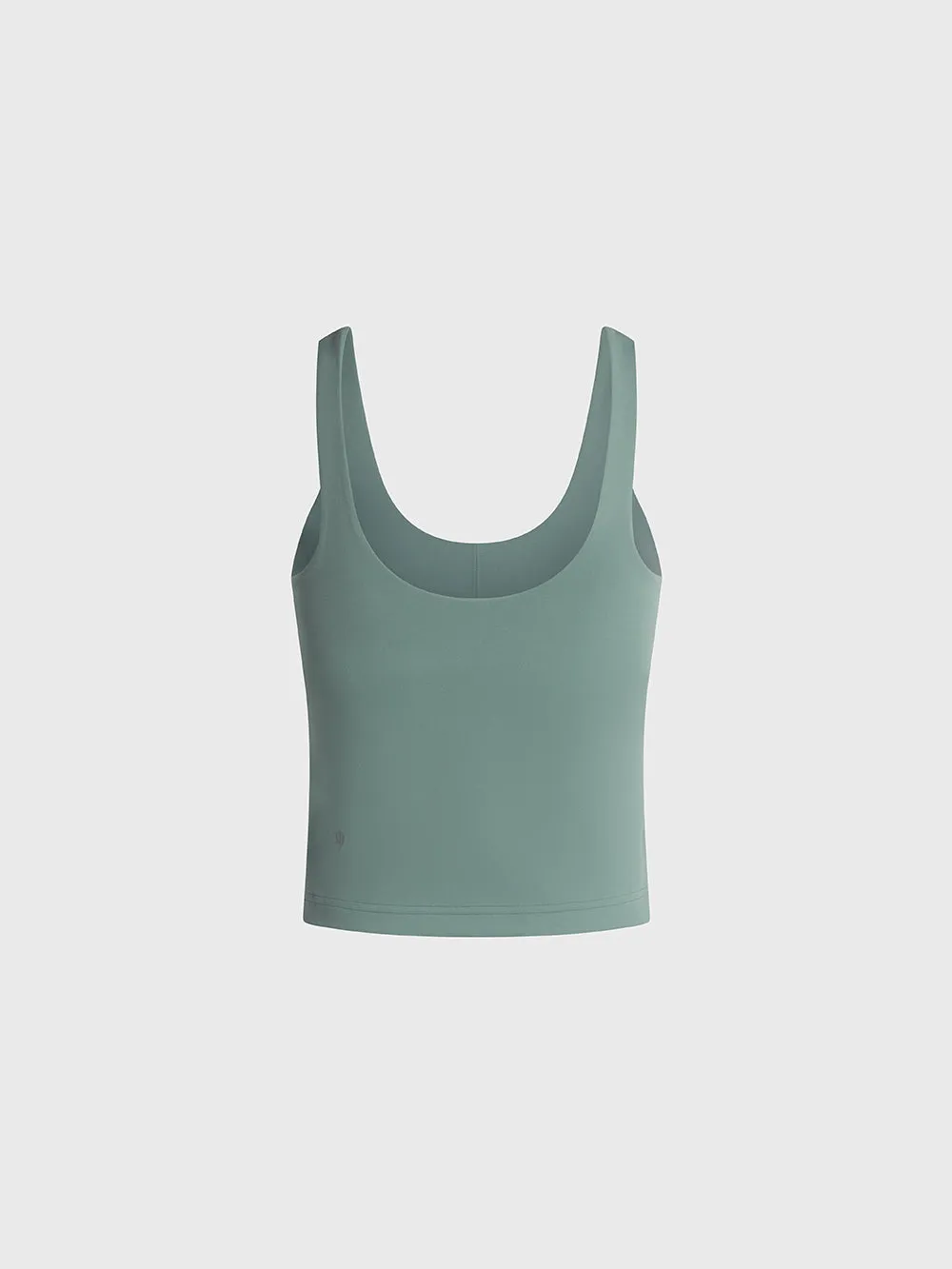 LULULEMON CRATER BLUE GLOW UP TANK B/C CUP