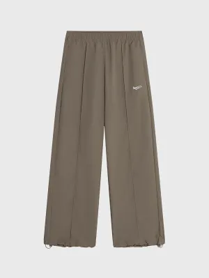NIKE MID-RISE WOVEN PANT MINK