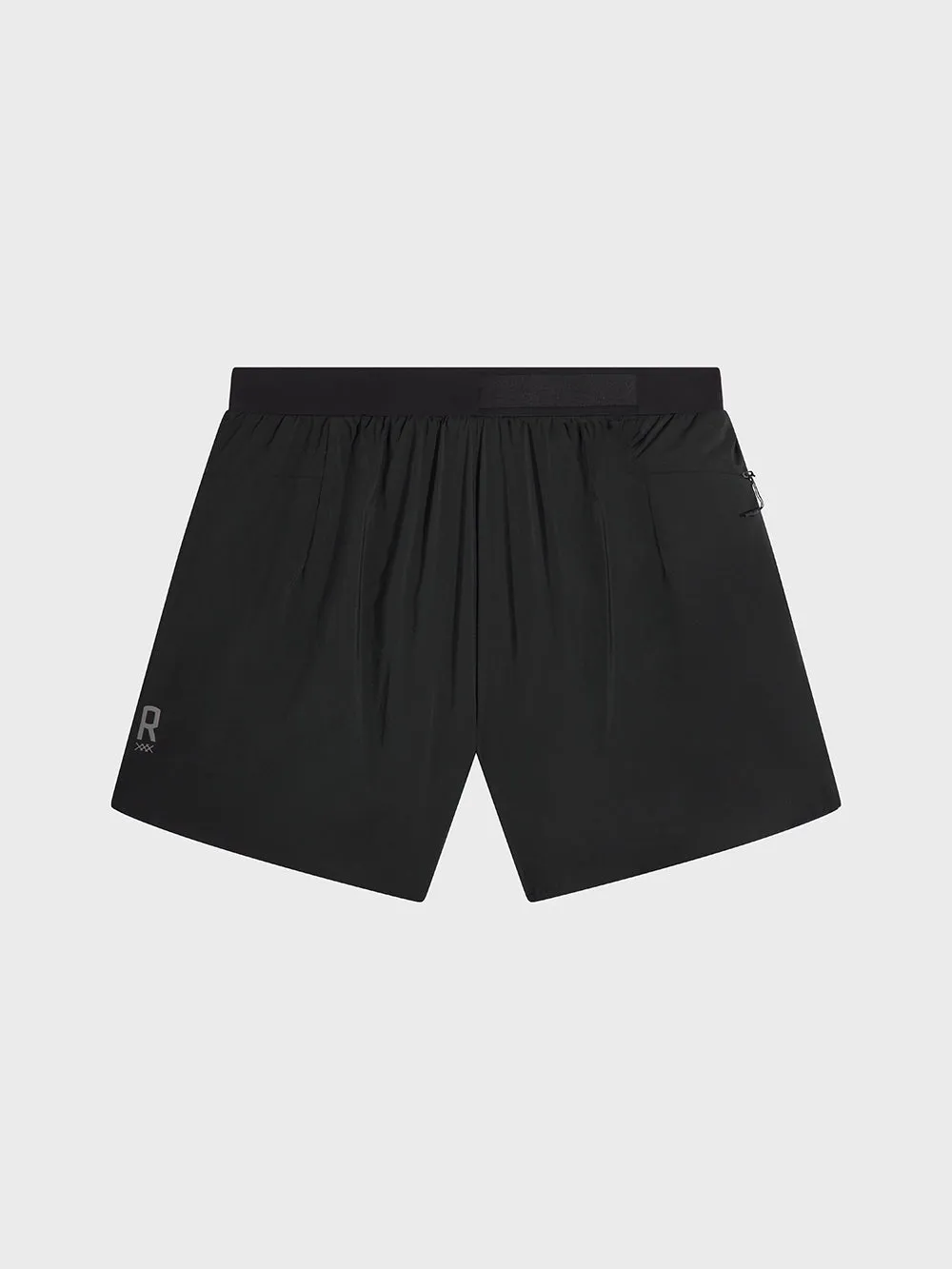 RHONE BLACK EXTRA MILE SHORT 5"