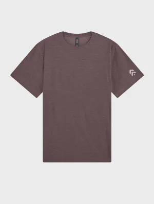 VUORI ELDERBERRY HEATHER STRATO TECH TEE