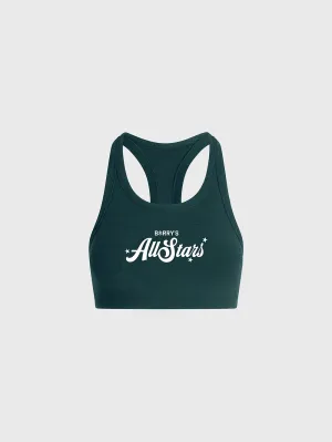 VUORI MOSS HEATHER ELEVATION RACER BRA